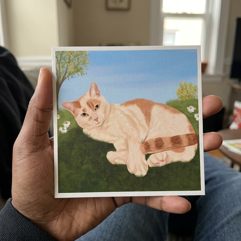 Custom Pet Portrait Art Print - photo 2