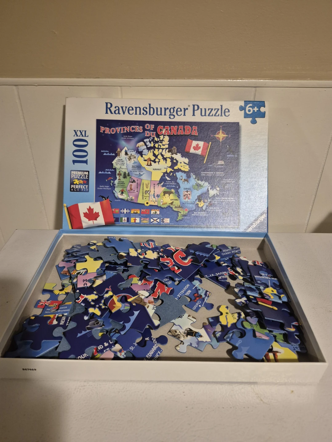 Canadian provinces,  Earth large puzzle, price per each - photo 2