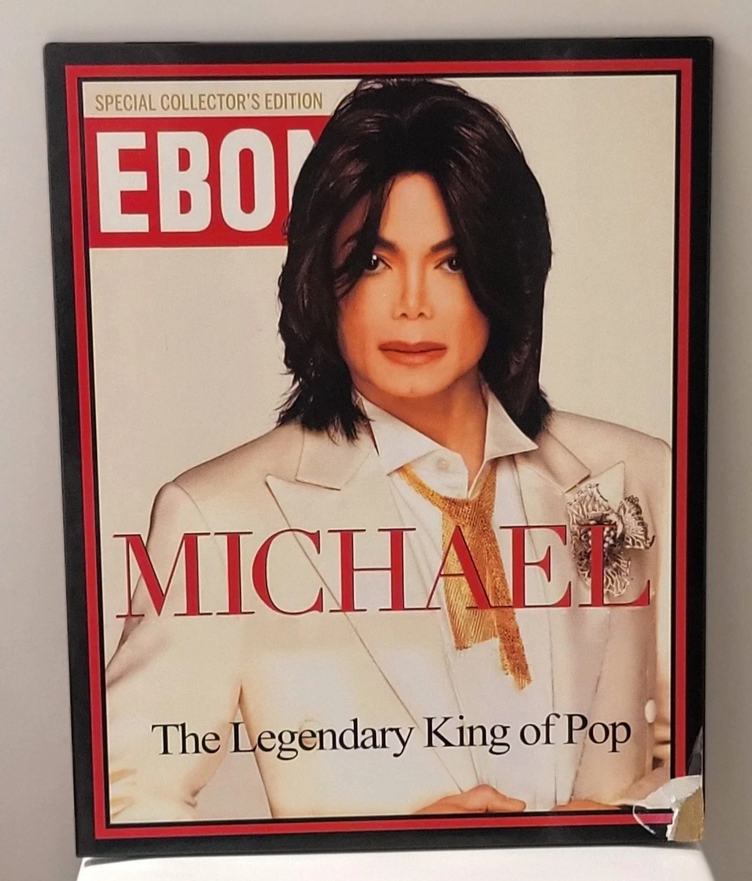 Michael Jackson Ebony Magazine Plaque. - photo 3