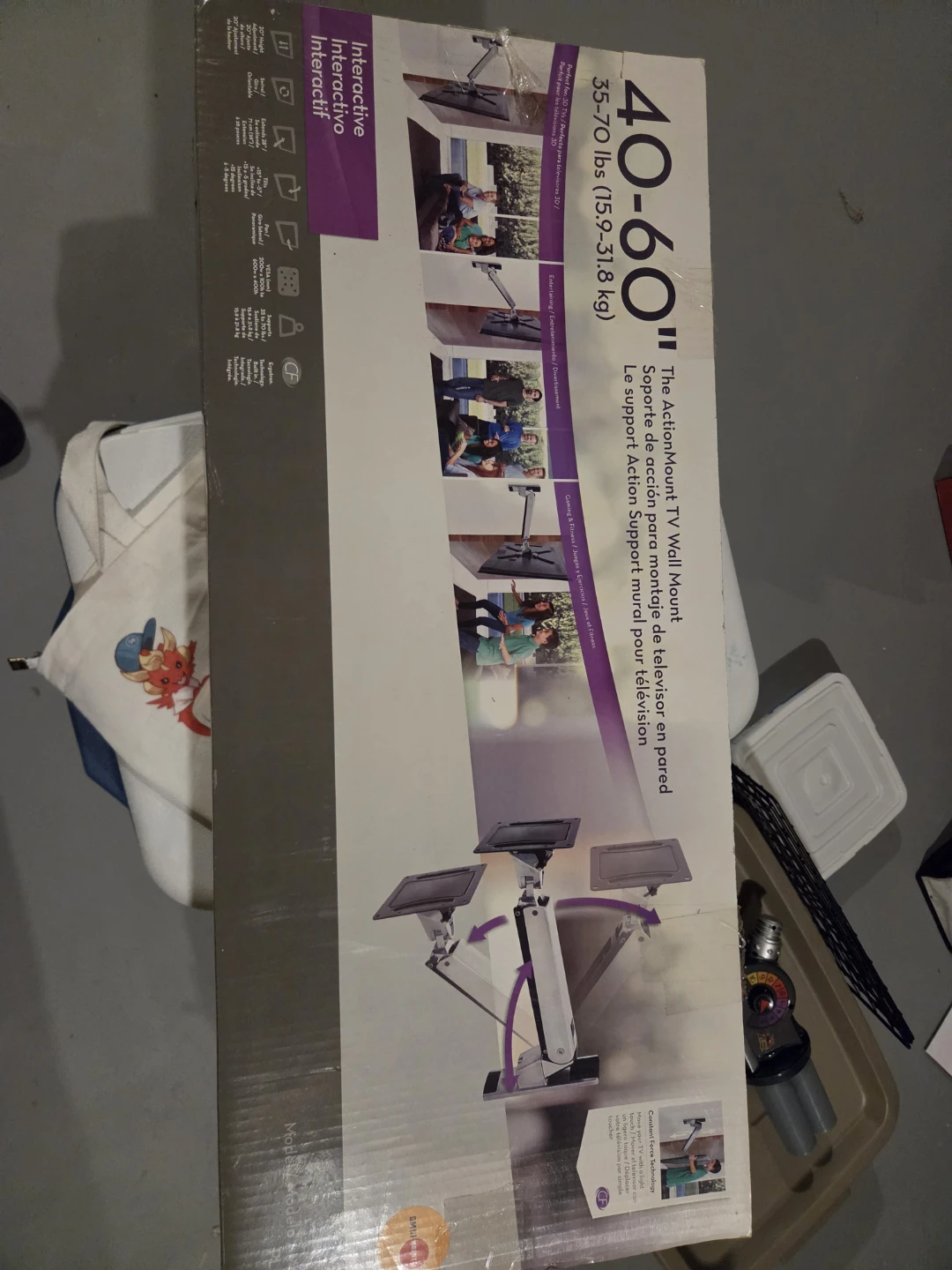 ActionMount Interactive TV Wall Mount 40-60 inch