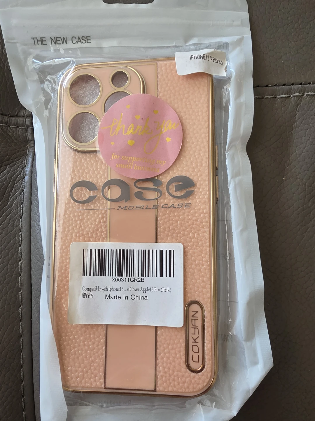 Cokyan Pink Phone Case for iPhone 13 Pro