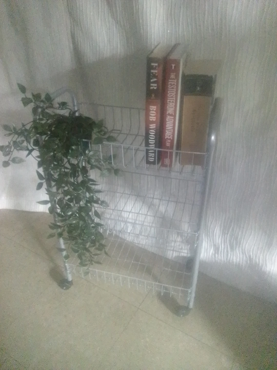 3-Tier Metal Rolling Storage Cart