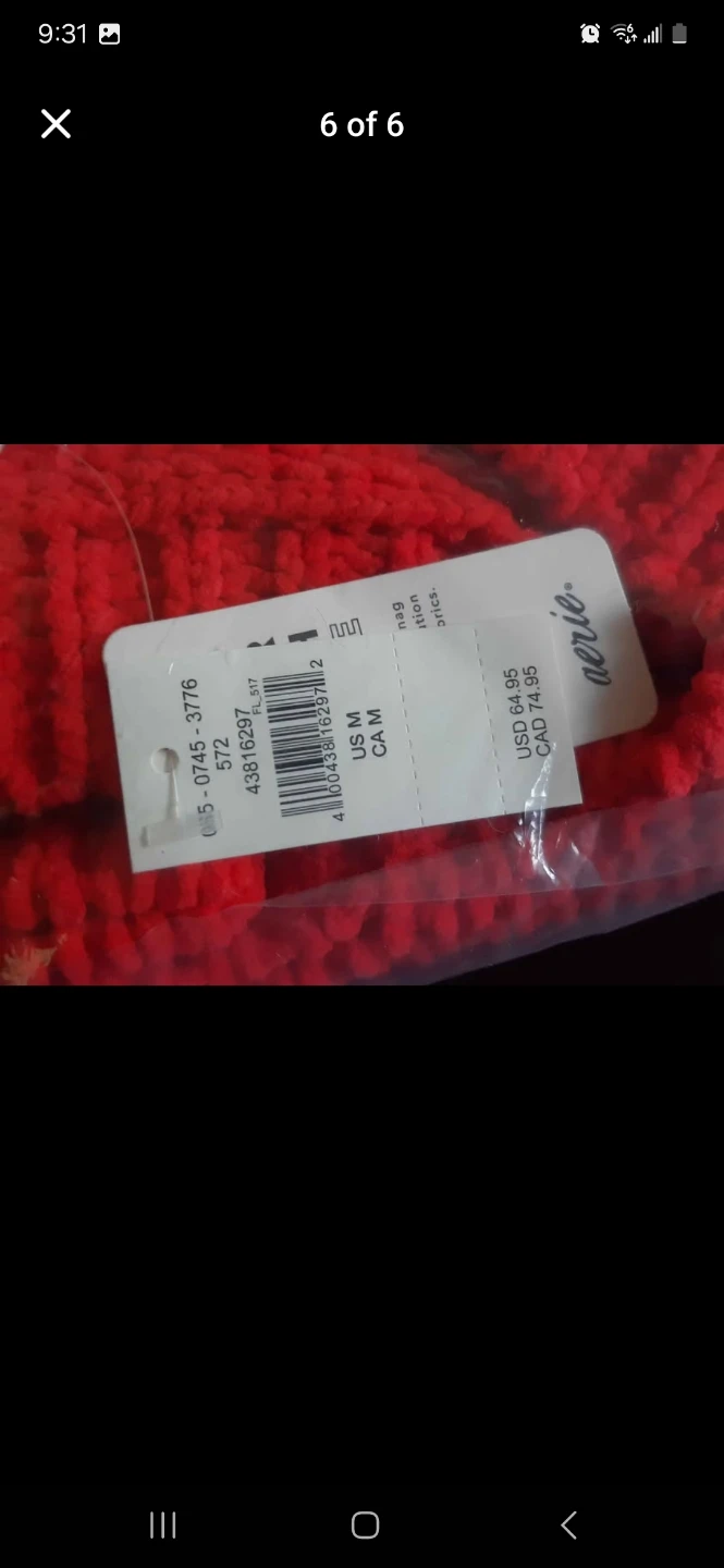 Aerie Red Knit Sweater - photo 2