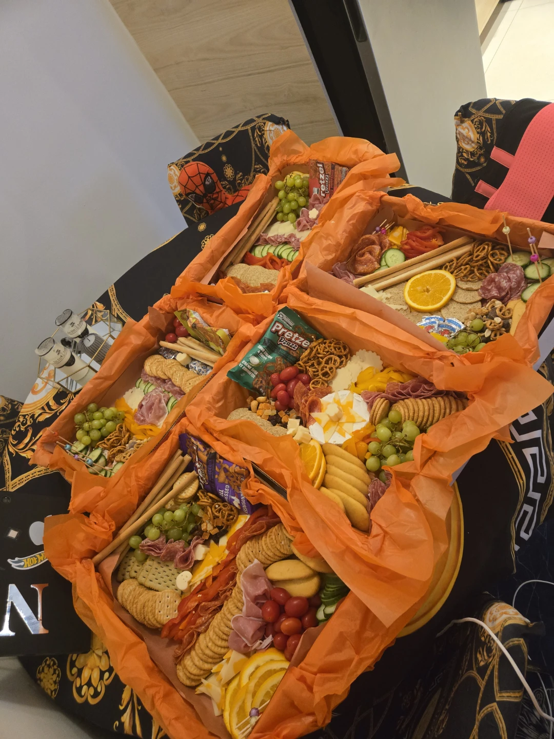 Assorted Gourmet Charcuterie Snack Boxes