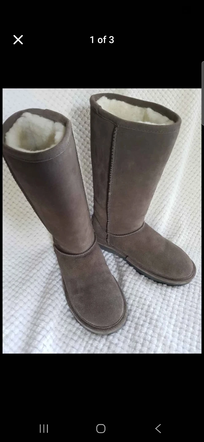 GIRL'S 6 WATERPROOF SUEDE SOFT MOCS
