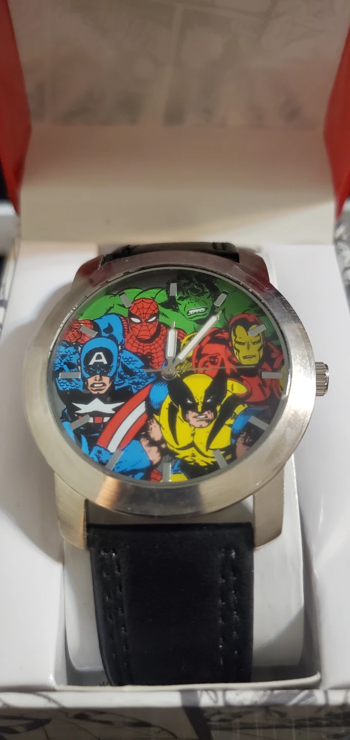 Marvel Comics Character Analog Watch run out battery - photo 2