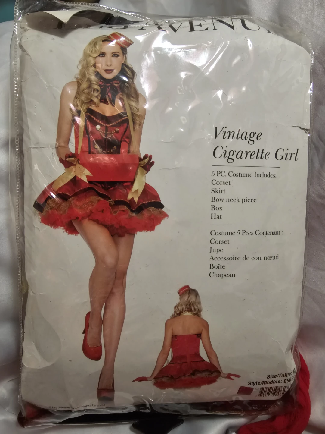 Leg Avenue Vintage Cigarette Girl Costume Set