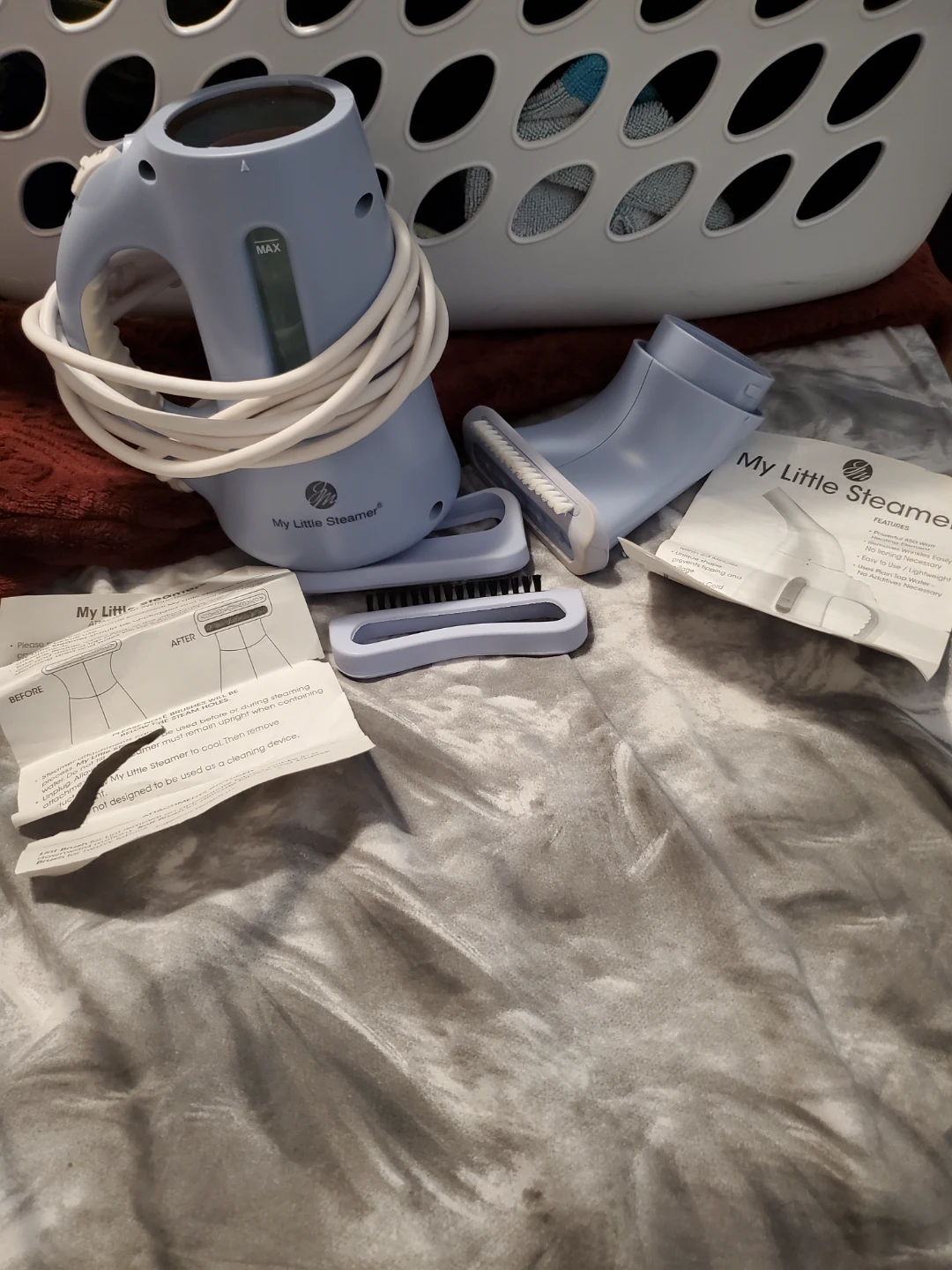 My Little Steamer handheld garment steamer