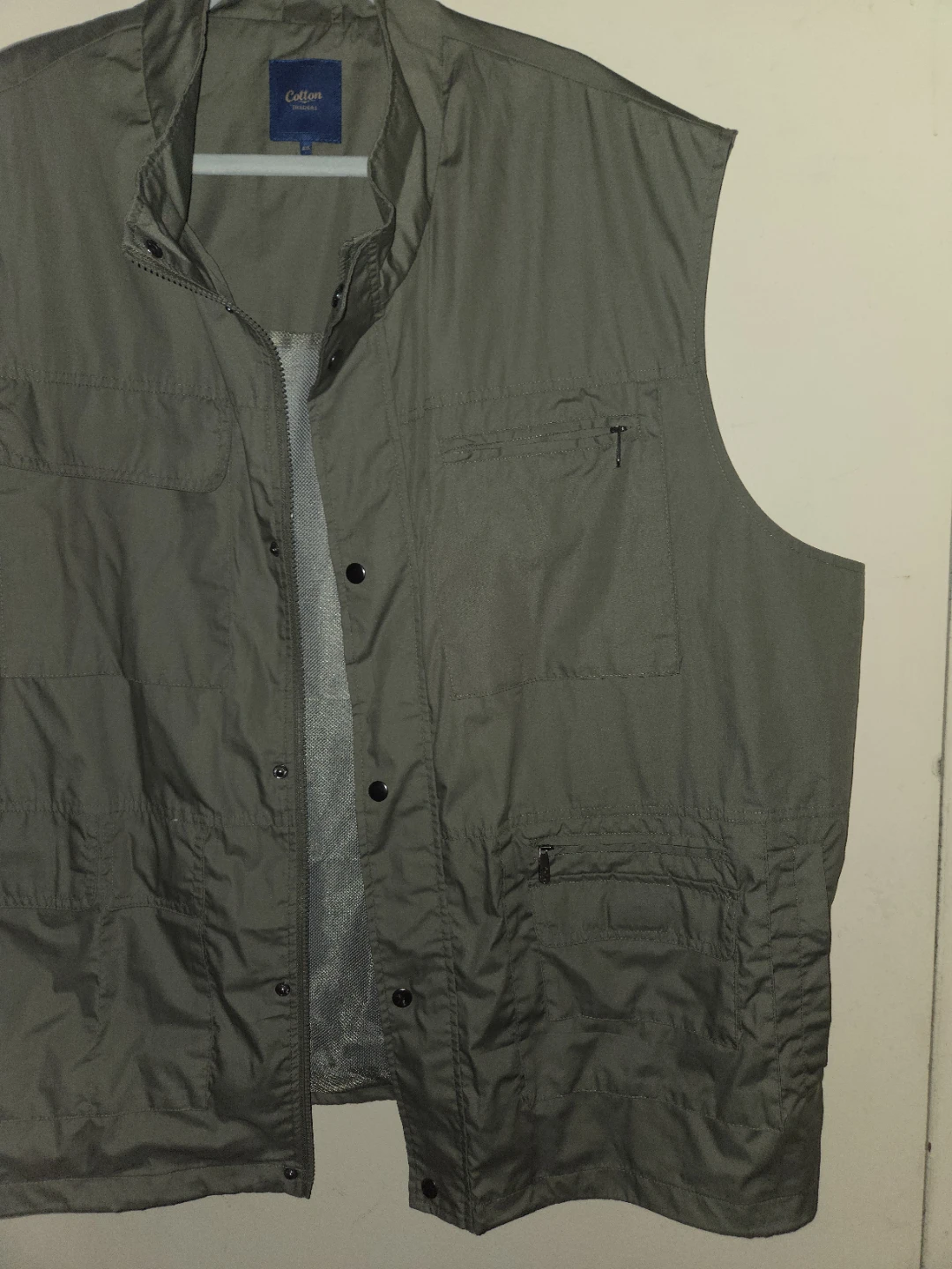 Cotton Traders Olive Utitilty Vest in a Men's 4XL - photo 5