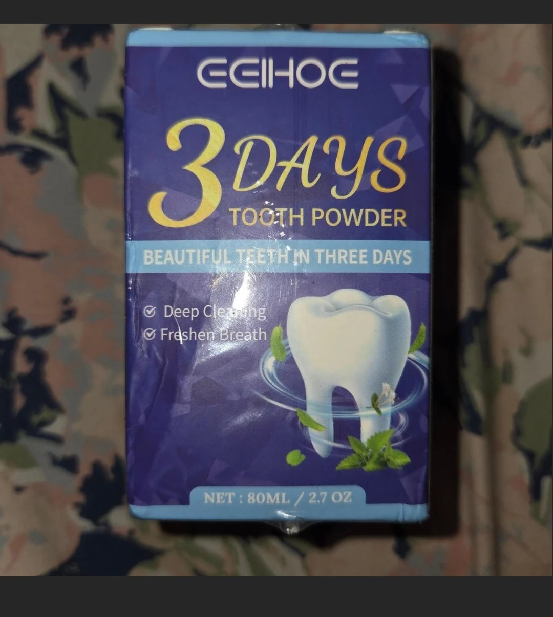 EELHOE 3 Day Tooth Powder/ 2.7 Ounces