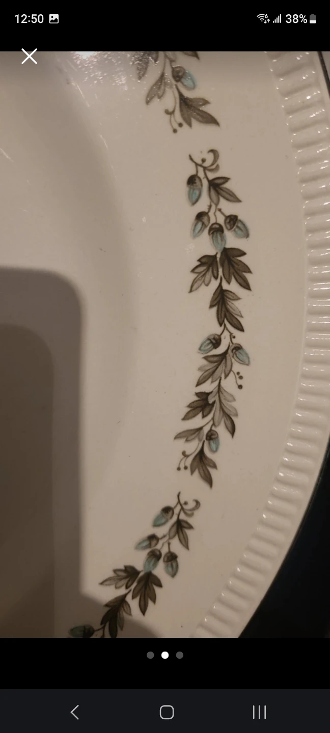 Simpsons Potters Roanoke Earthenware Plate - photo 2