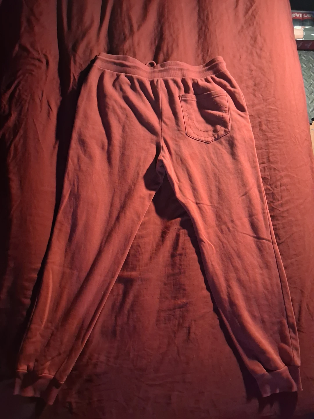Red True Religion Sweatpants - photo 2