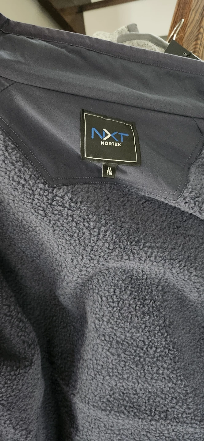 plus size NXT Nortek Zip-Up Fleece Jacket, 3x, 4x, 5x - photo 4