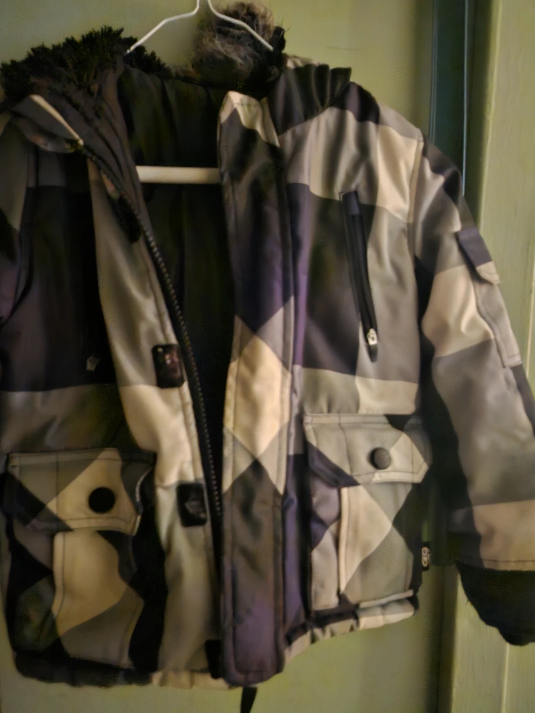 Boys' Plaid Winter parka - size 5 - photo 3