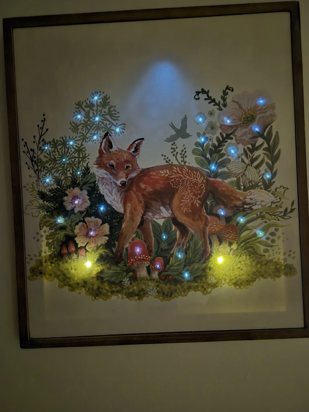 LED Wall Art Pair - Fox and Fawn - photo 3