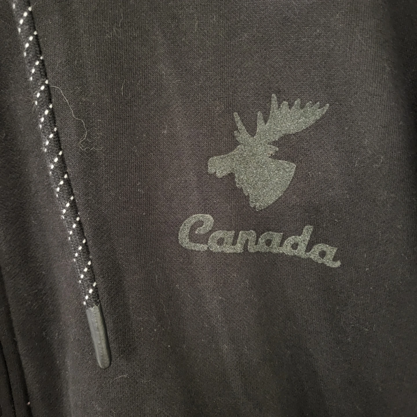Canada Black Zip-Up Hoodie - photo 2