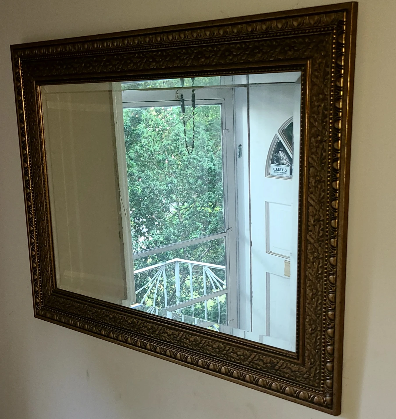 Large Ornate Gold Wall Mirror - photo 2