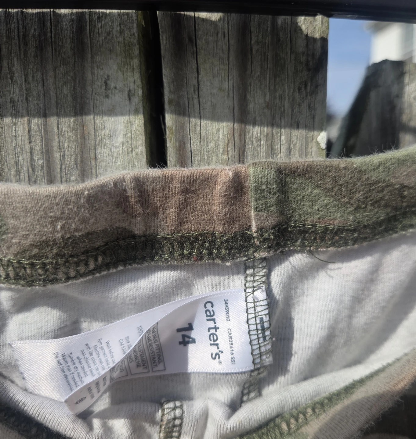 Carter's Camo Pajama Pants Size 14 - photo 3