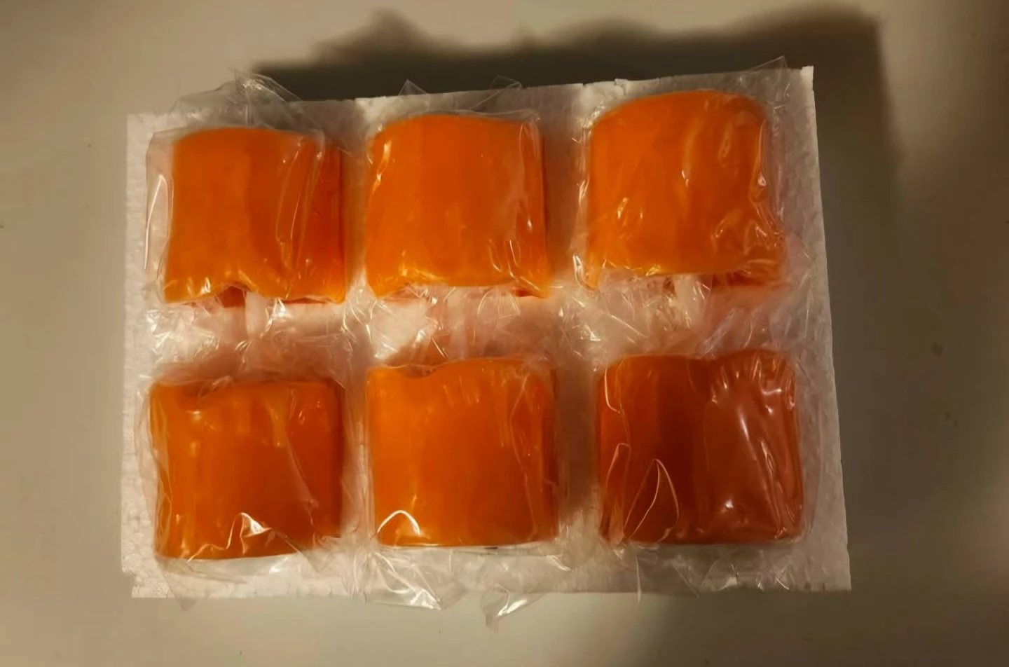 Set of 6 Orange LED Candles - photo 2