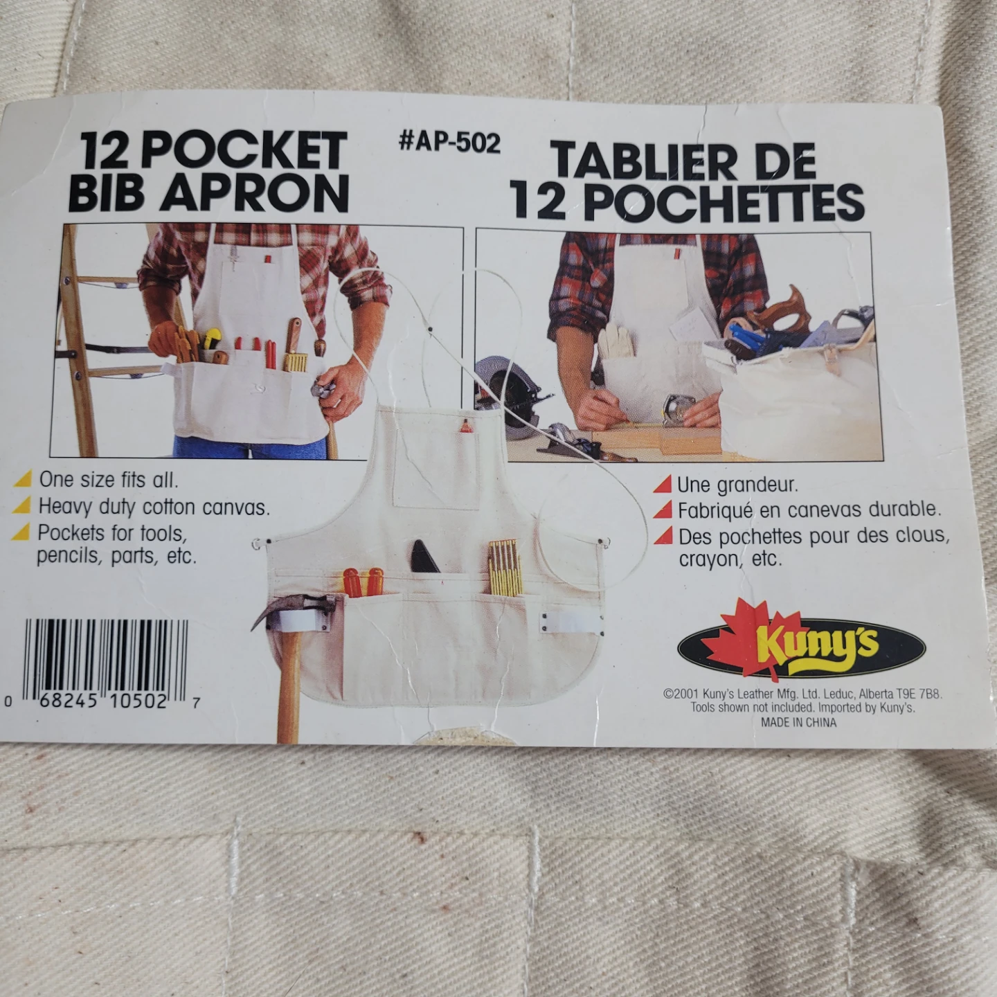 Brand New Kuny's 12 Pocket Bib Apron - photo 4