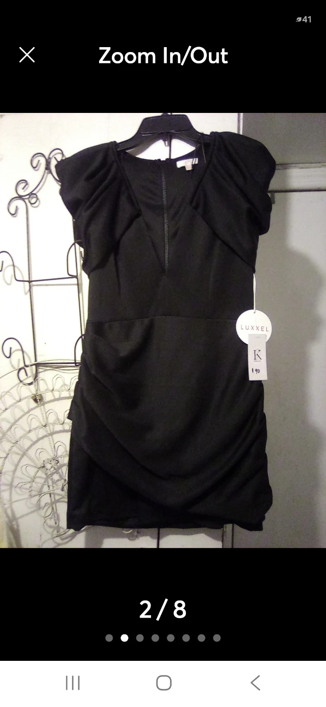 Luxxel Black Mini Dress - photo 3
