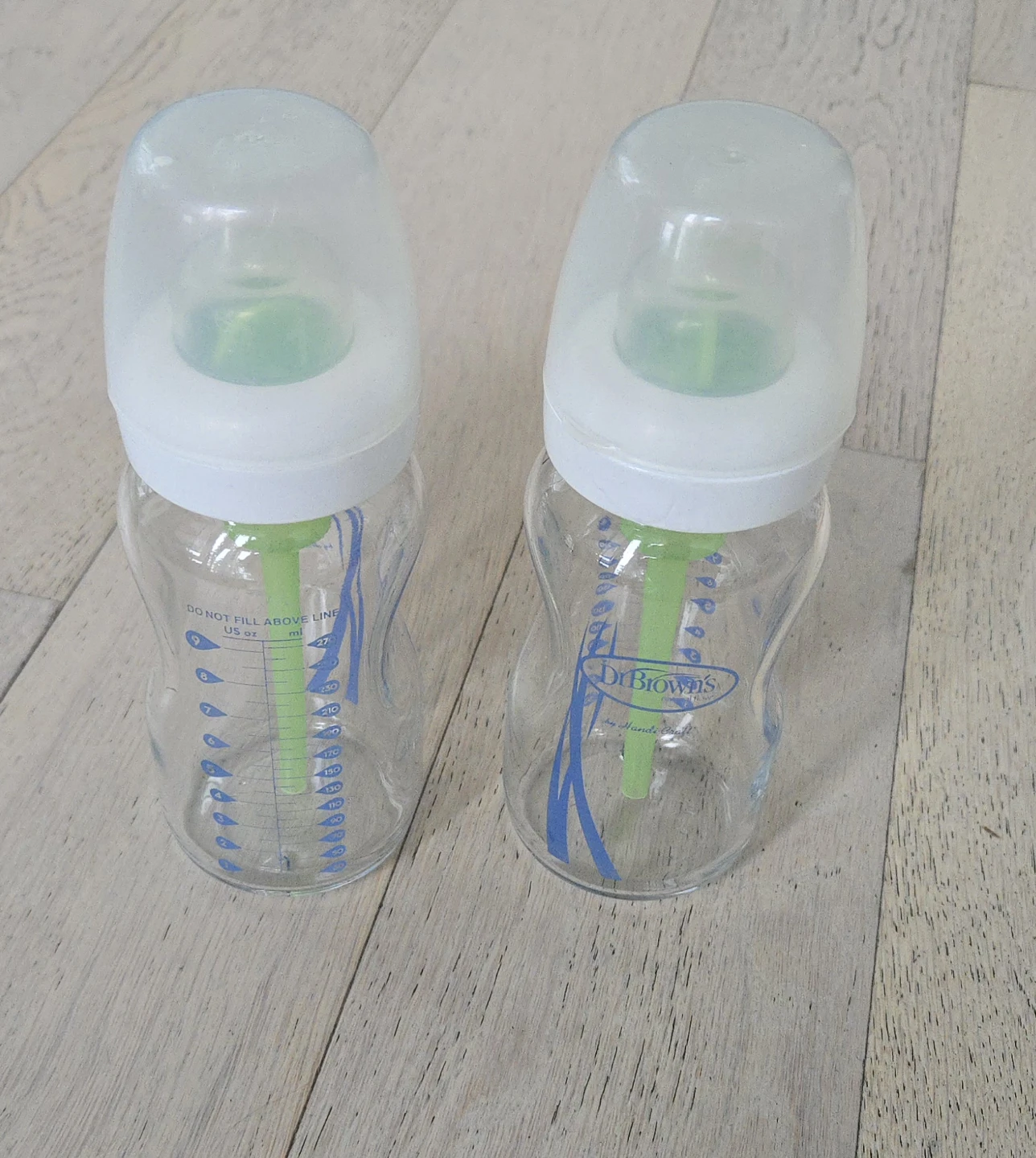 Glass baby bottles 9 oz