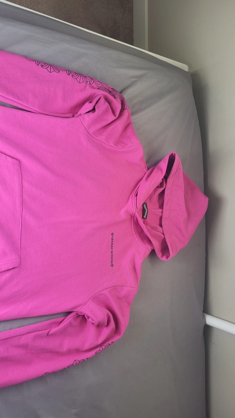 Chrome Hearts Pink Hoodie Cheak descriptions 110$ - photo 2