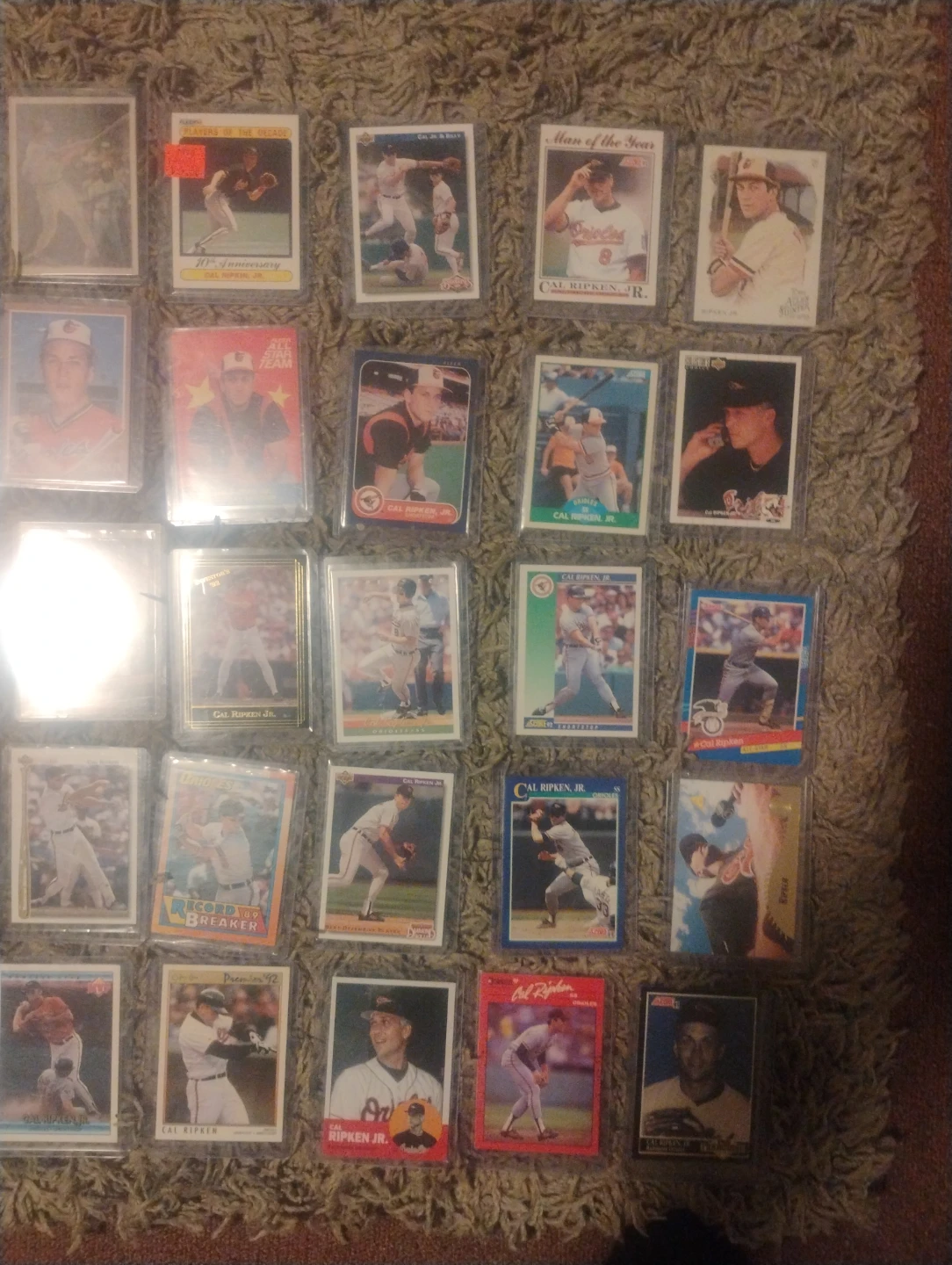 Collection of Cal Ripken Jr. Baseball Cards