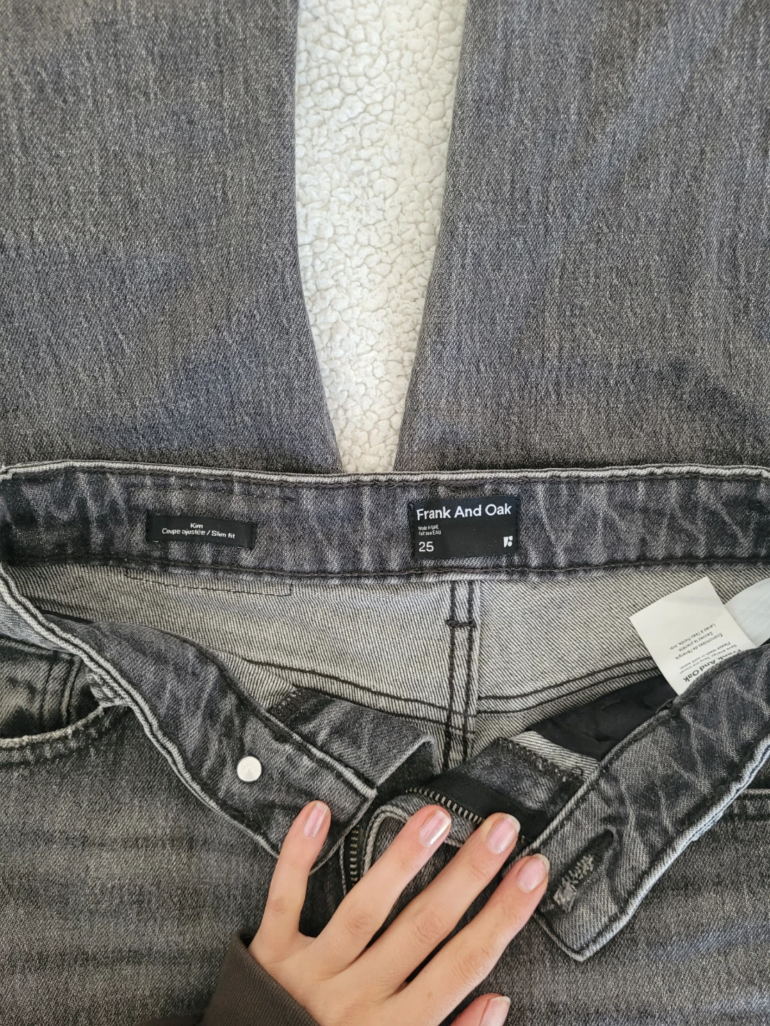 Frank & oak grey jeans - photo 2