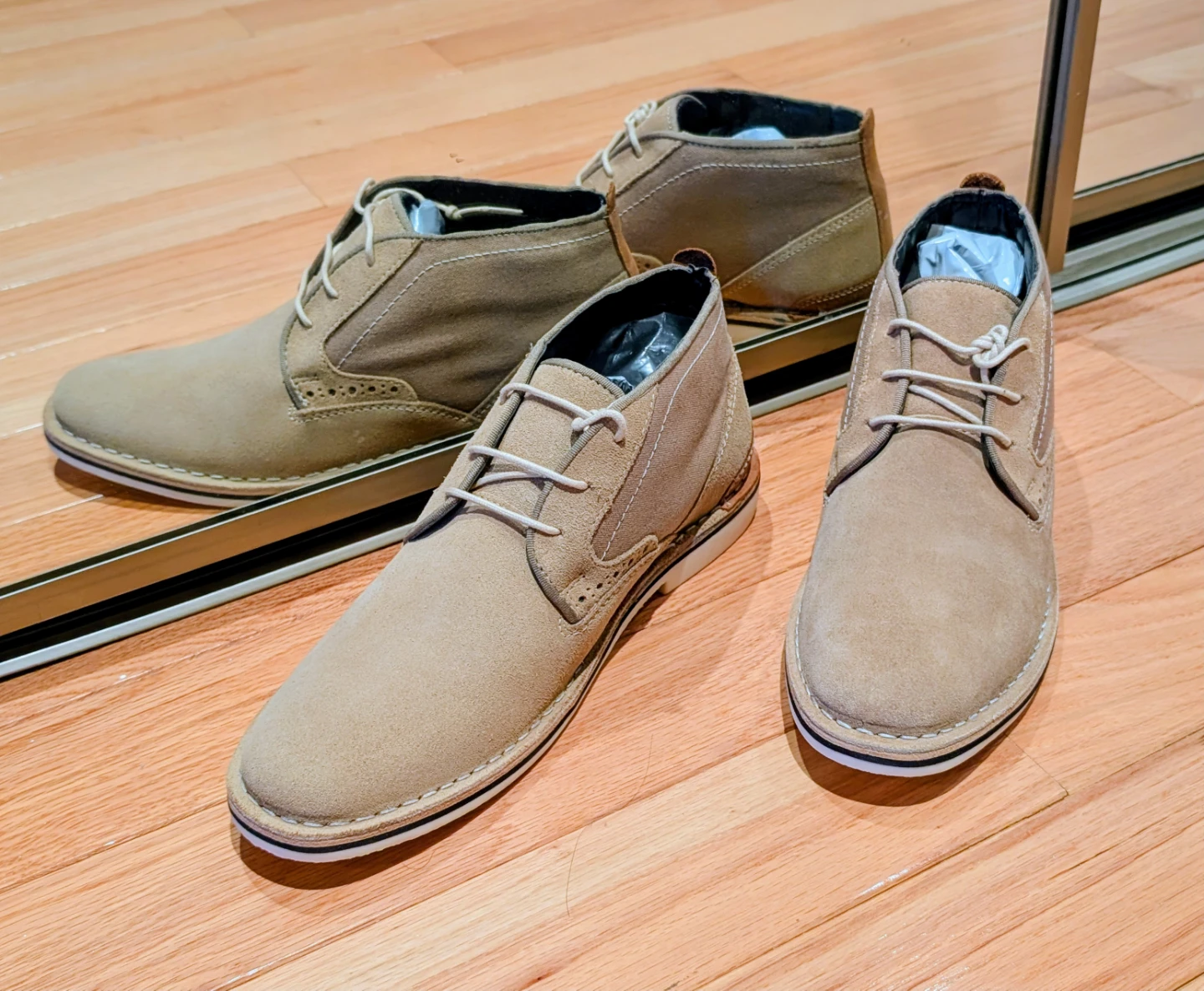 Steve Madden Hotshot 2-Tone Brown Chukka Boots