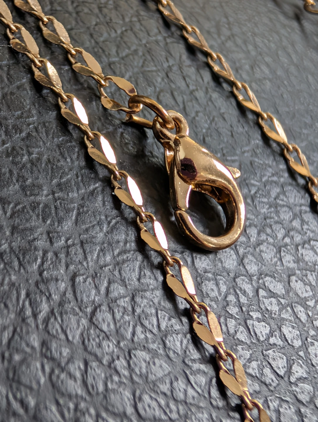 Zara gold-tone link chain necklace