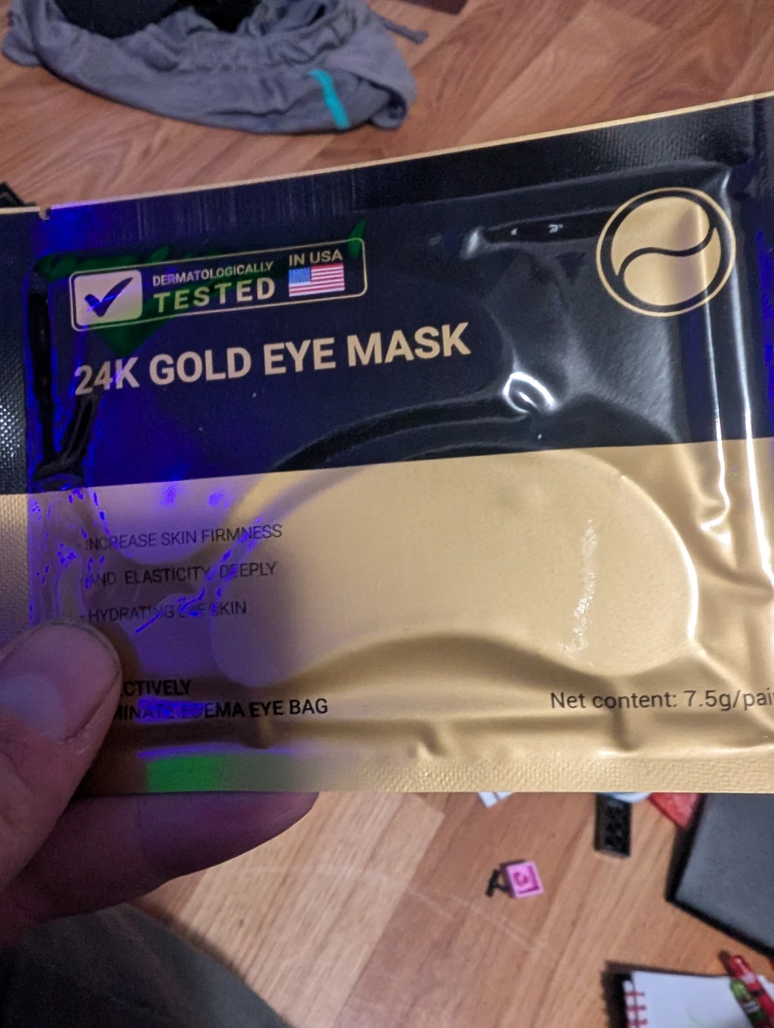 24k gold eye masks