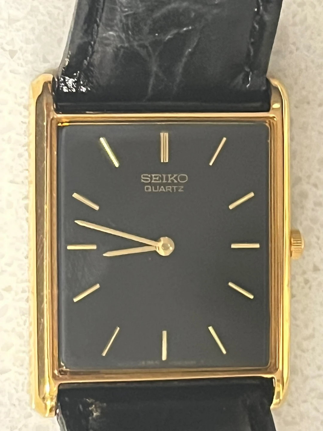Seiko Quartz Tank Watch