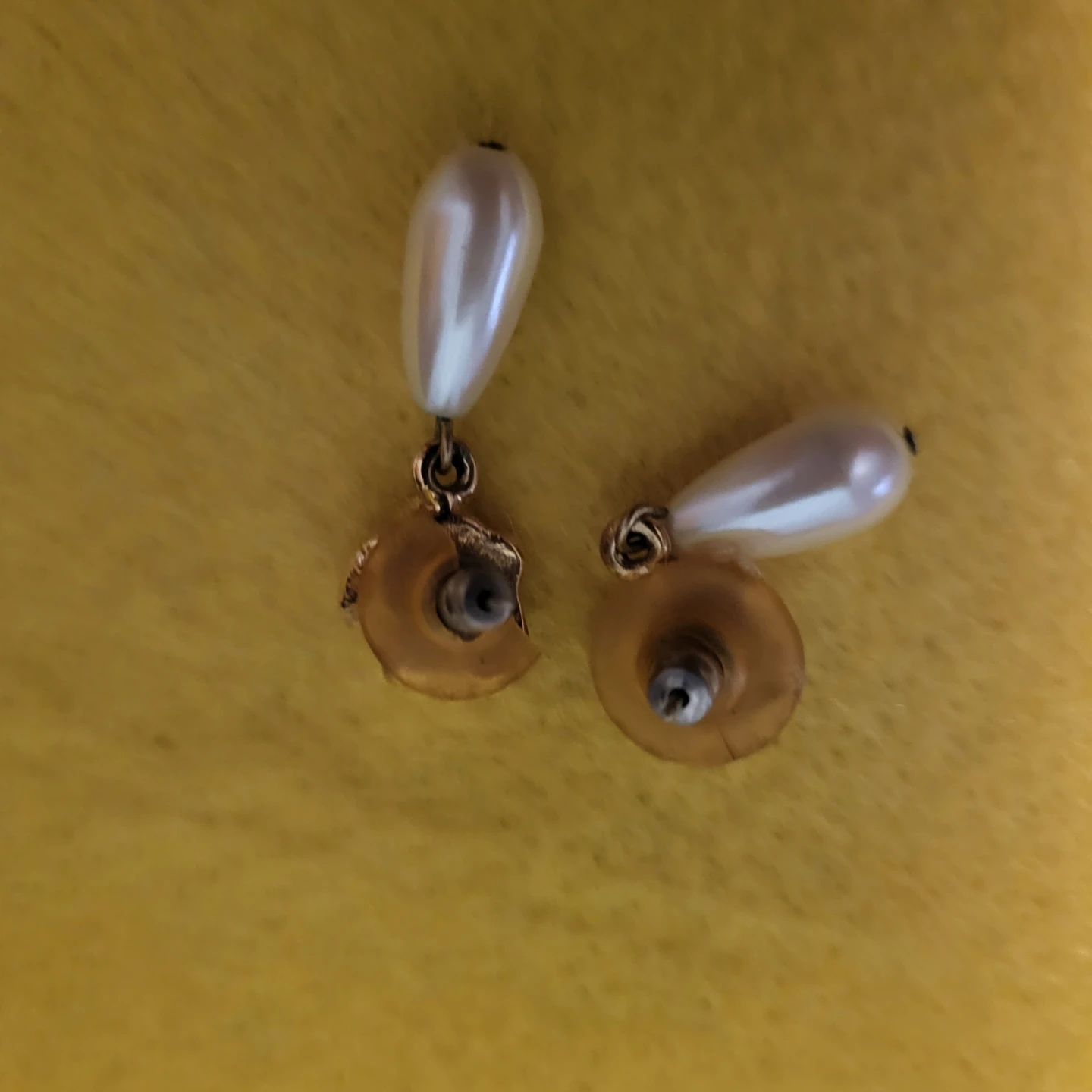Rose and Pearl Drop Earrings - photo 2
