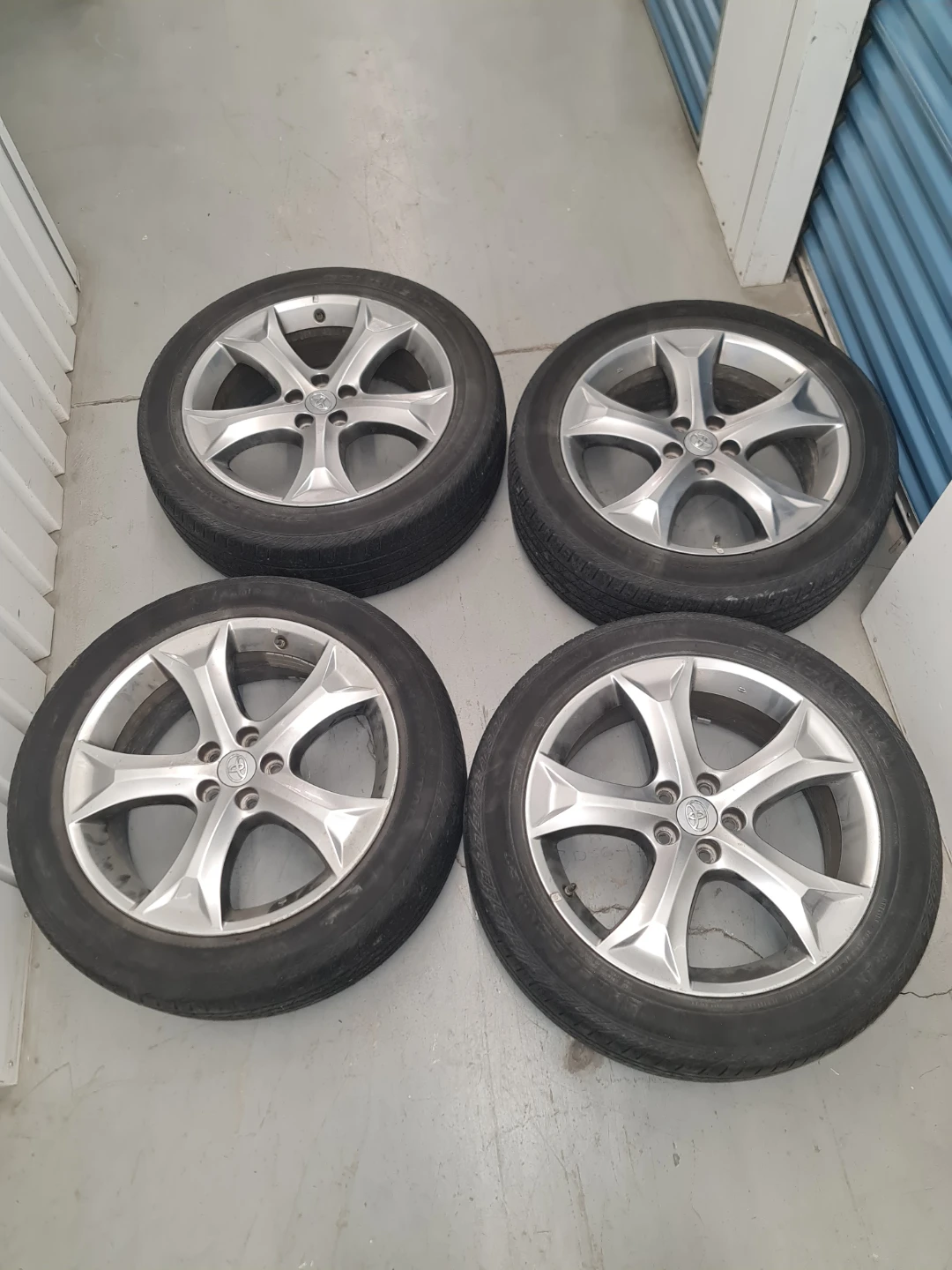 Toyota OEM 20" Alloy Wheels With Continental Tires