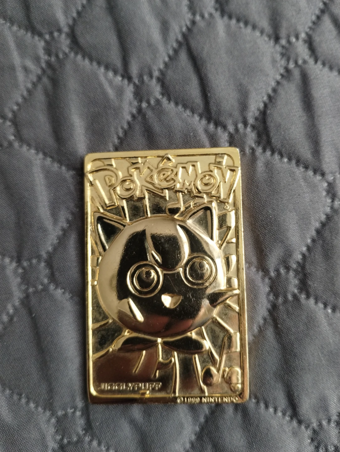 1999 Nintendo Pokemon Jigglypuff Gold Plated Card - photo 2