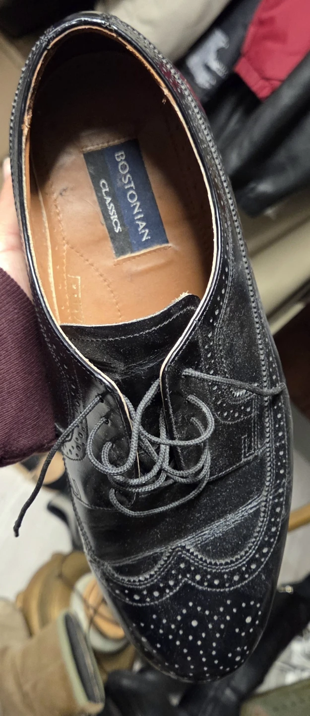 Bostonian Classics Black Wingtip Oxfords - photo 4