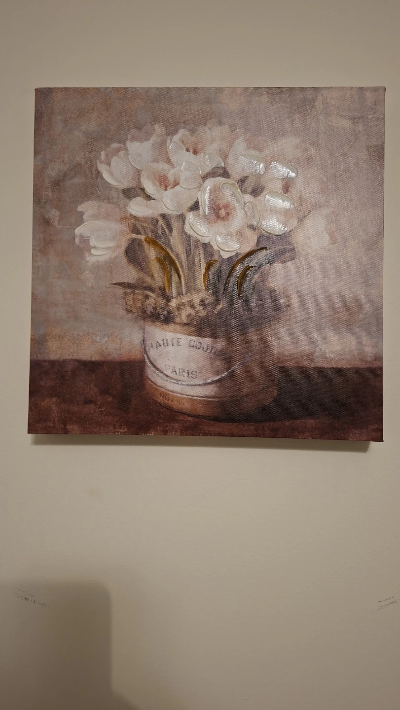 Haute Couture Paris Floral Canvas Art