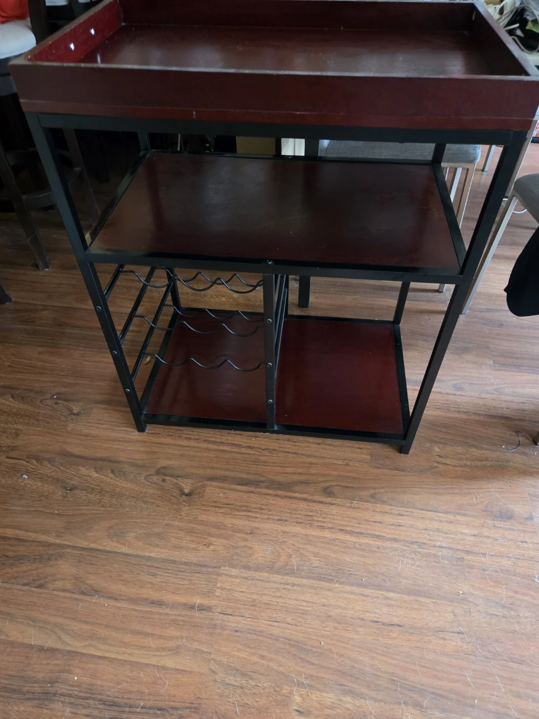 Wine Rack Serving Cart - photo 2