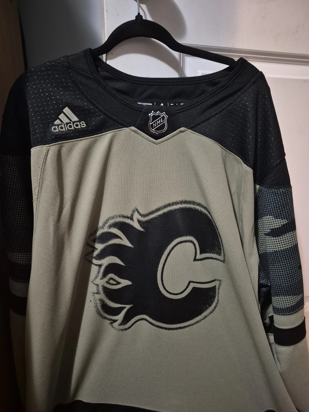 Adidas Calgary Flames Military Appreciation Jersey