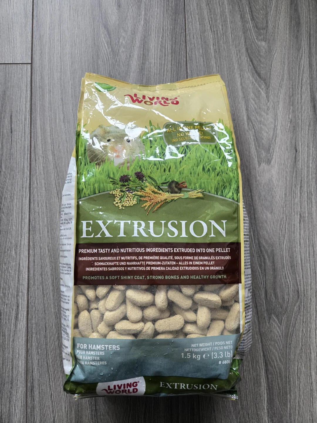 Living World Hamster Food Extrusion 1.5kg