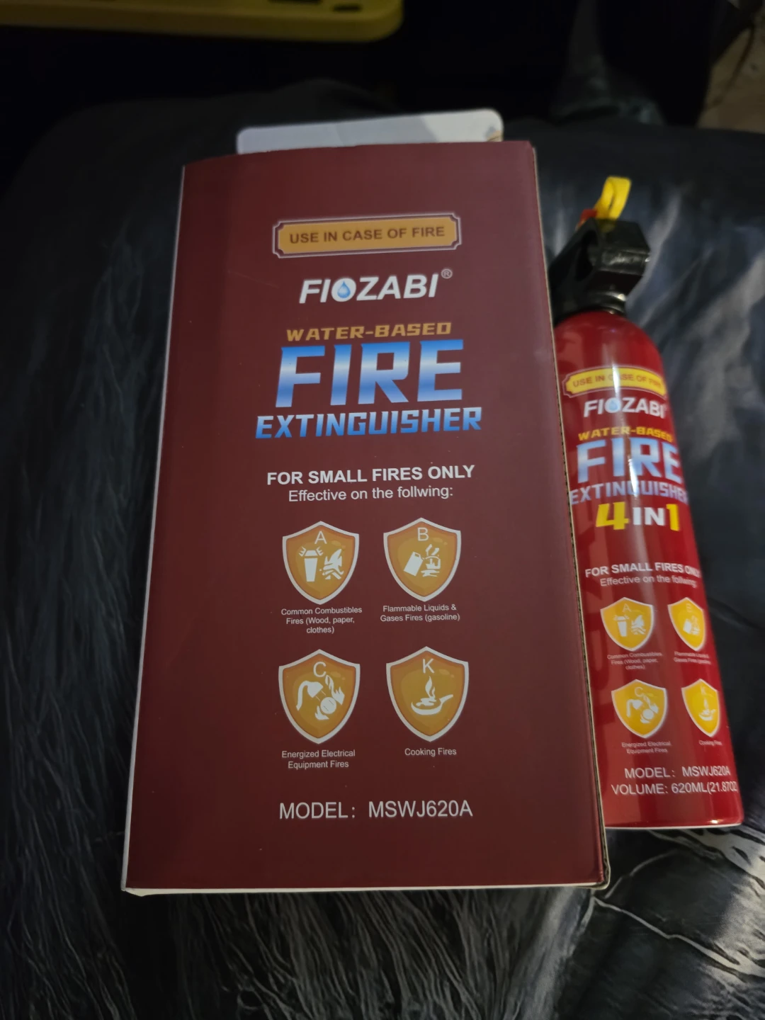 FIOZABI Water-Based Fire Extinguisher 620ml