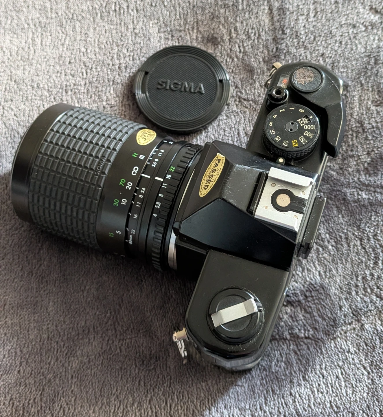 Yashica FX-3 Super 2000 Camera with Sigma Lens