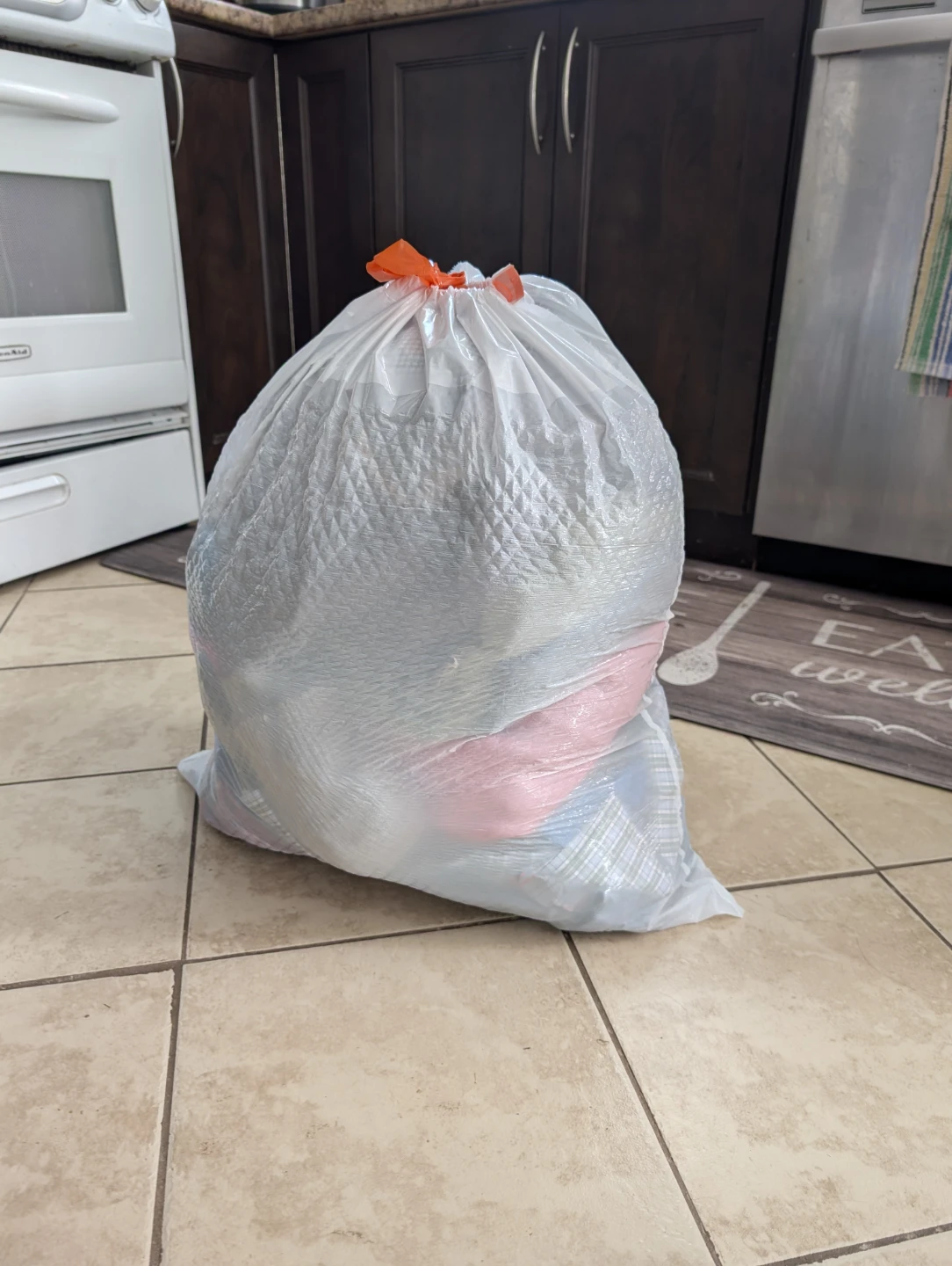 Bag of assorted clothing for men