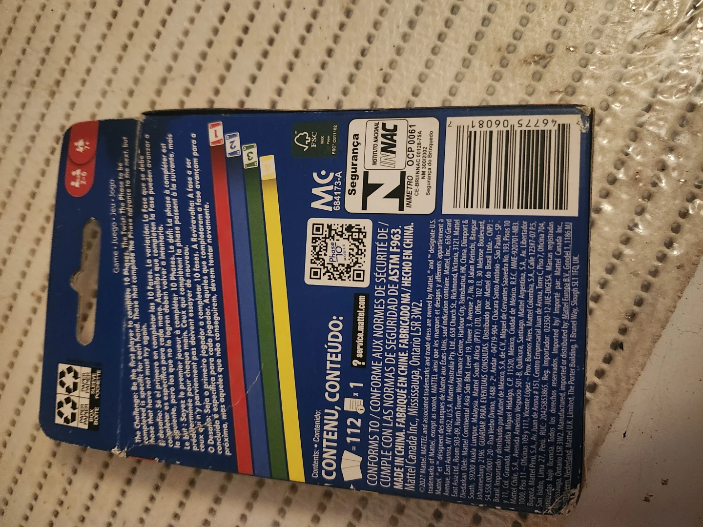 Mattel Phase 10 Card Game - photo 2