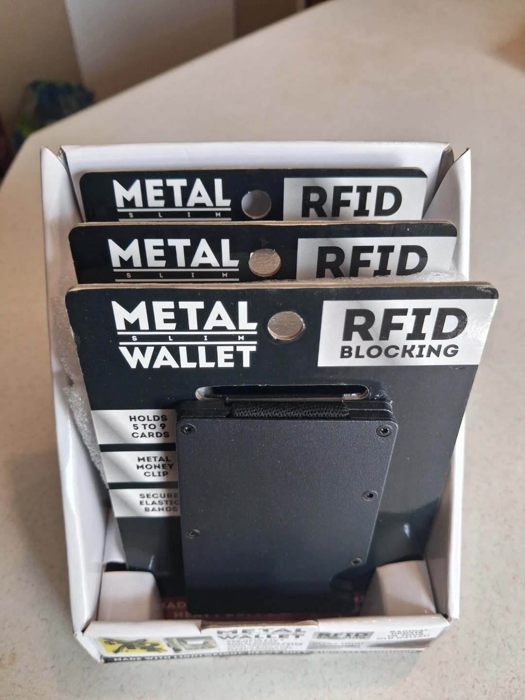 Set Of 3 Roughneck Metal Slim RFID Blocking Wallet - photo 2