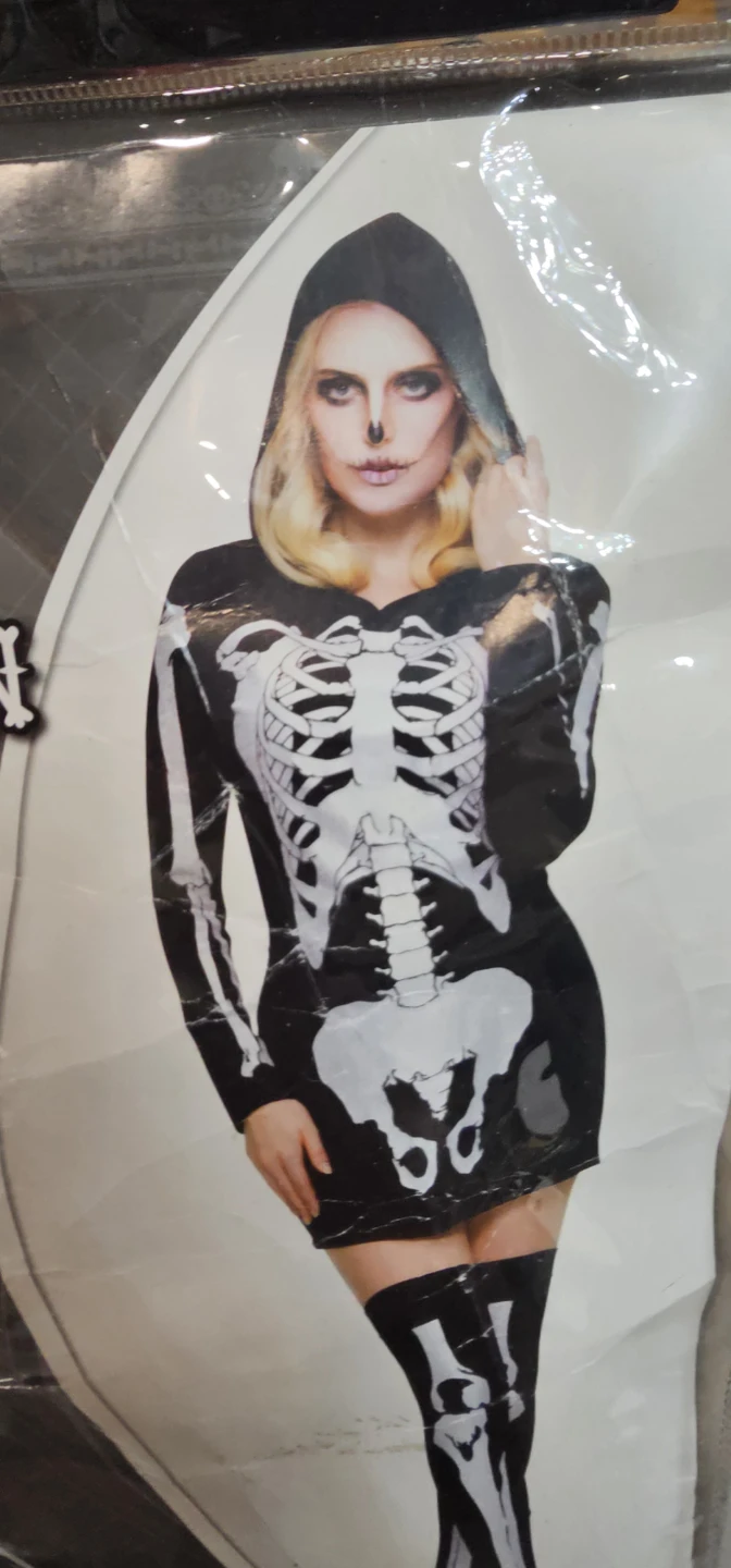 Spirit Halloween Skeleton Lady Costume - Large