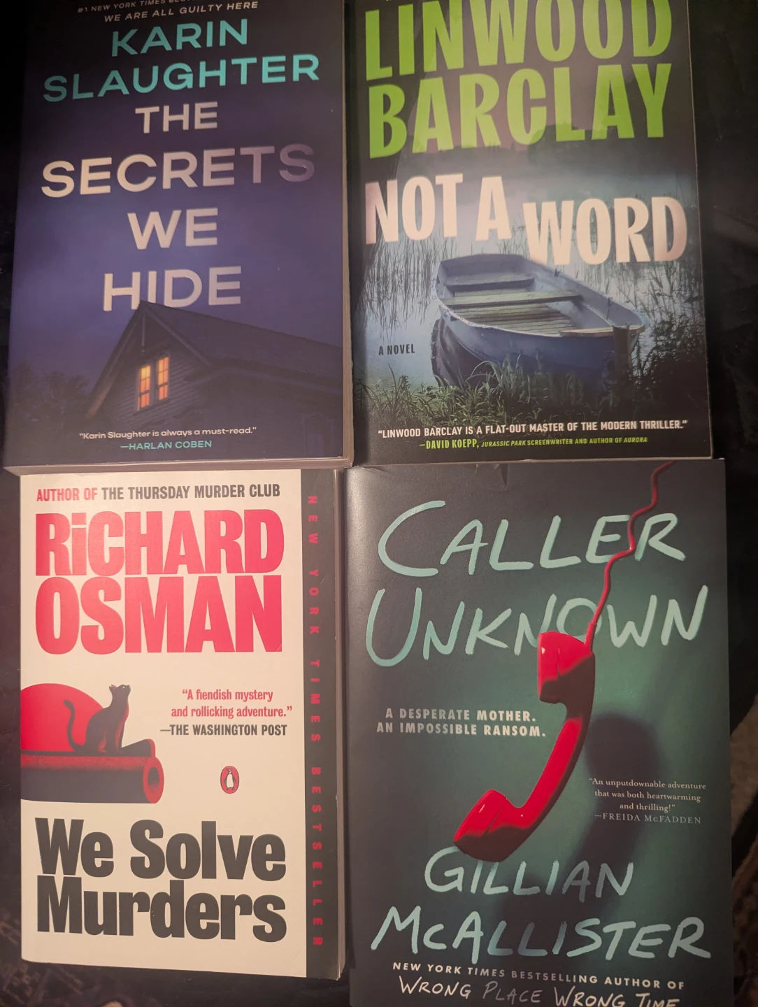 Four New Mystery Books