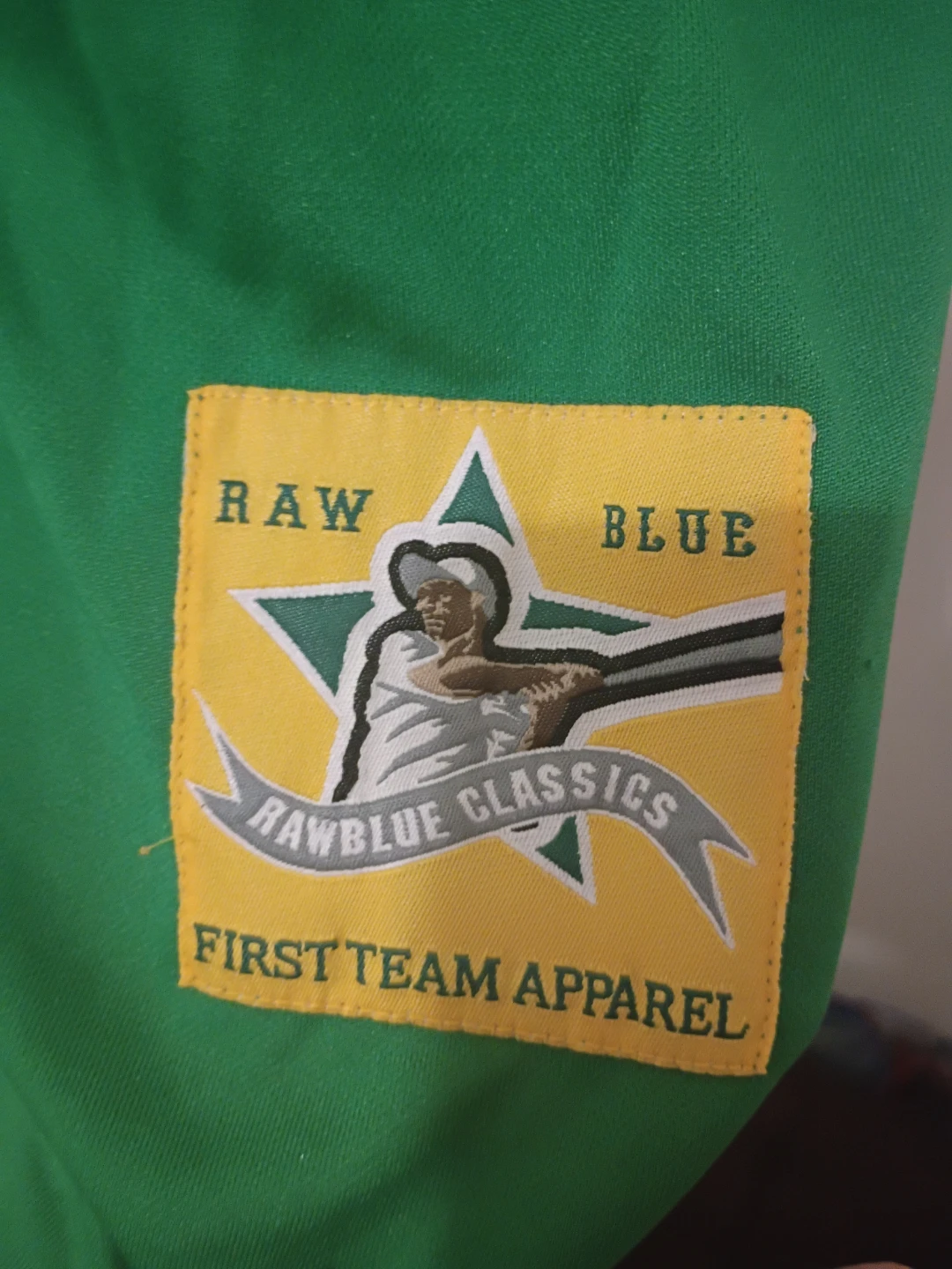 vintage 1979 Raw Blue Big City Baseball Jersey Green - photo 4