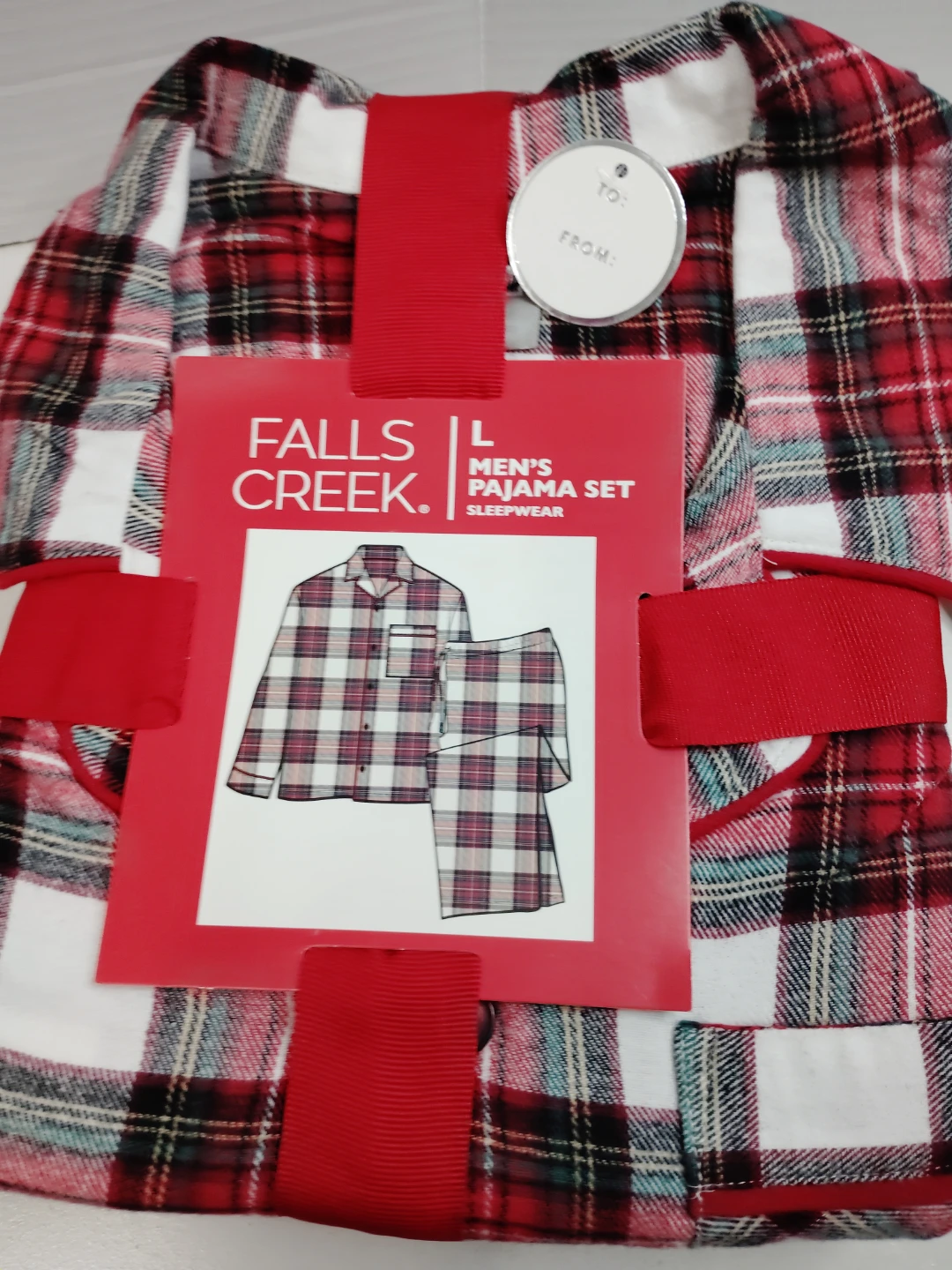 Falls Creek Men's Flannel Pajama Set Size L - photo 2